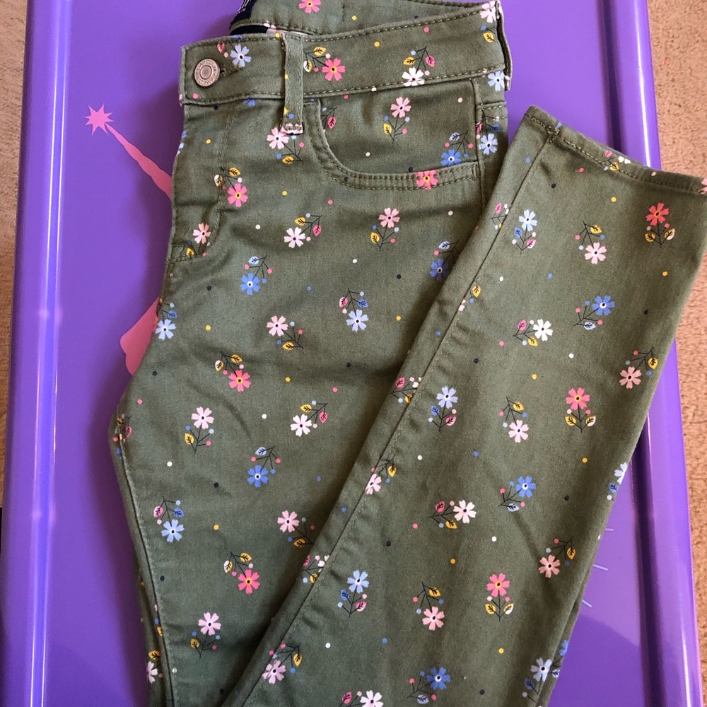 Floral Gap jeggings